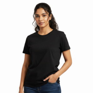 Cotton Half Sleeve Premium Round Neck T-shirt (PMC01)