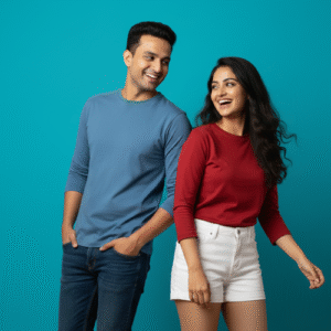 Cotton Full Sleeve Premium Round Neck T-shirt (PMCFS01)